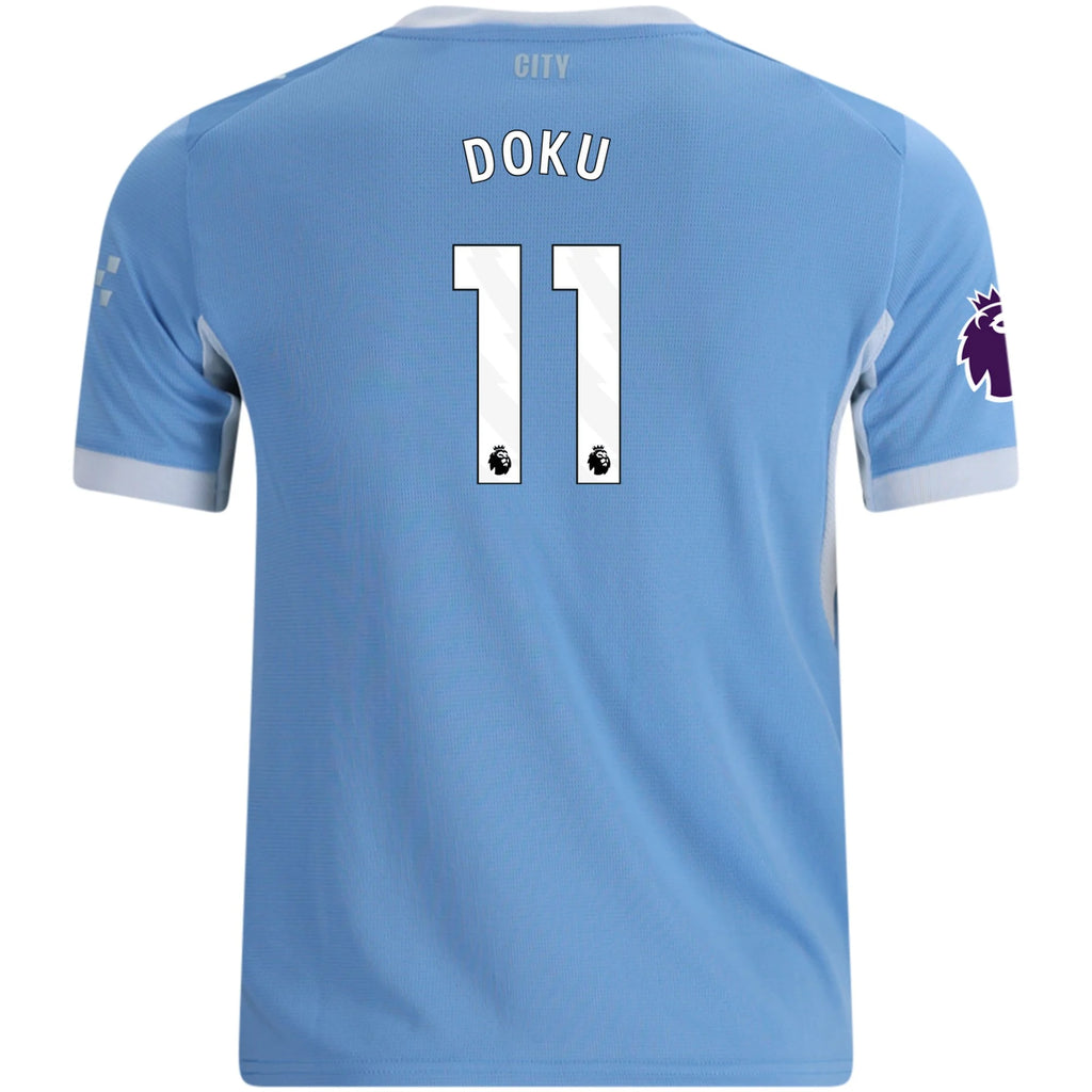 Replica Puma Doku Manchester City Home Jersey 26/27