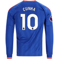 Replica adidas Cunha Manchester United Long Sleeve Away Jersey 26/27