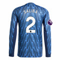 Authentic adidas Saliba Arsenal Long Sleeve Away Jersey 25/26