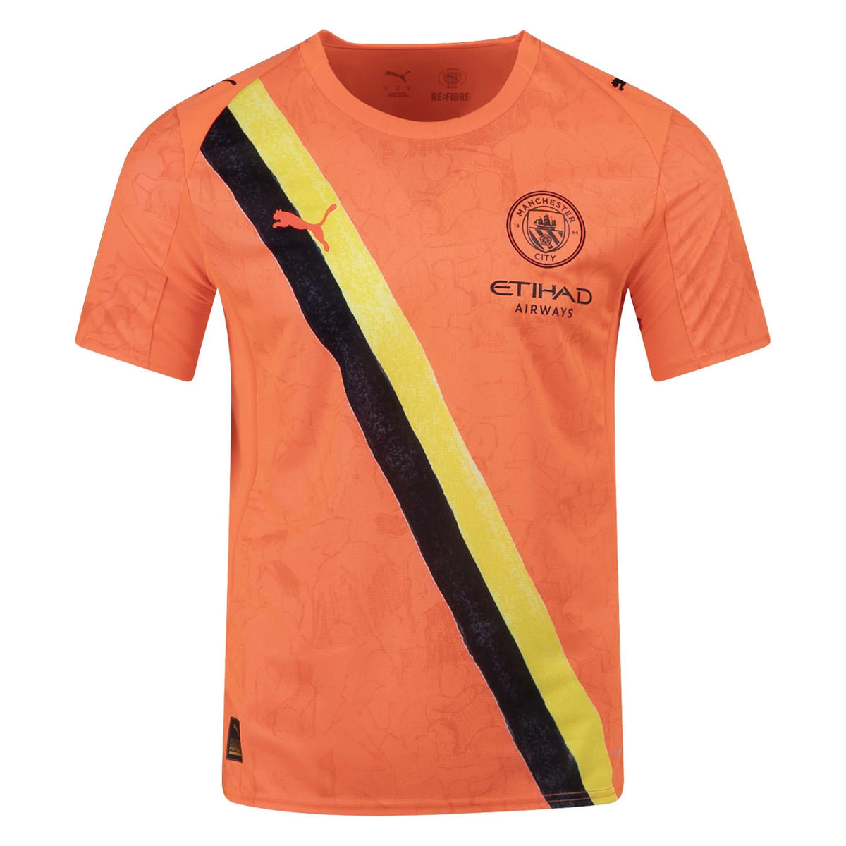 Replica Puma Manchester City KidSuper Jersey 2025 Sun/Black
