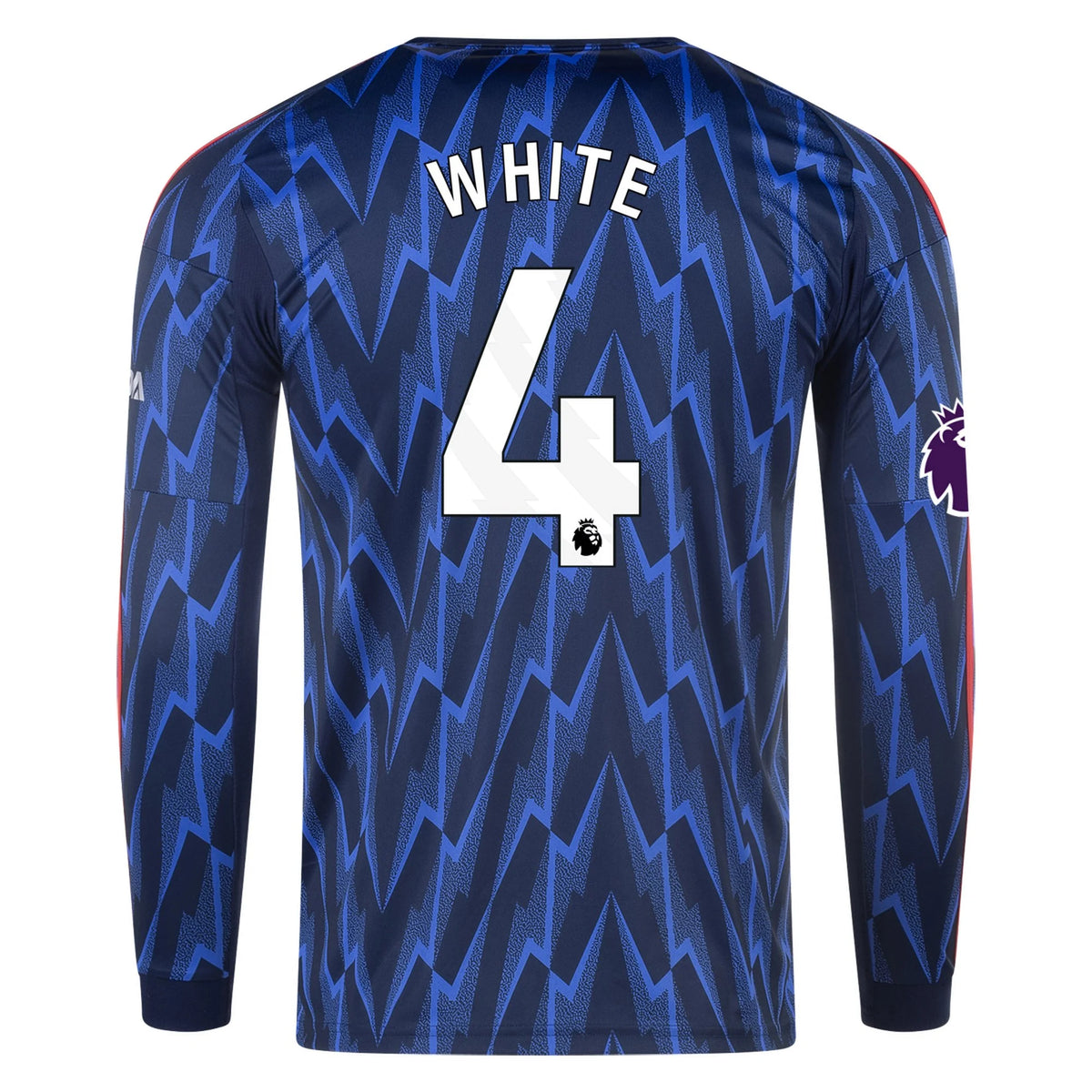 Replica adidas White Arsenal Long Sleeve Away Jersey 25/26