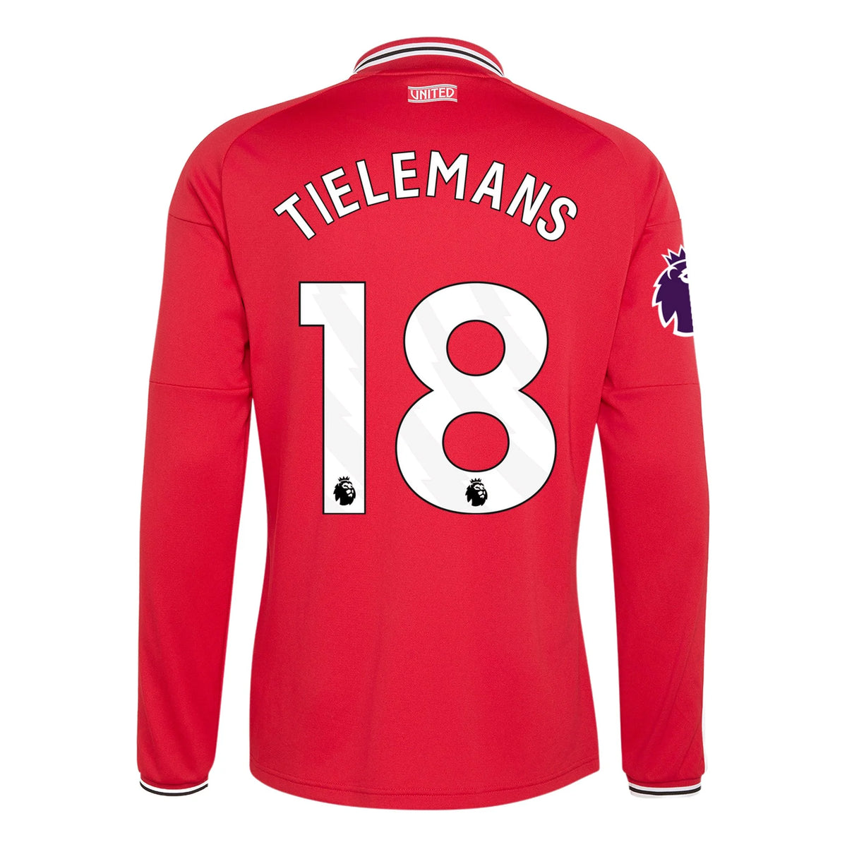 Authentic adidas Tielemans Manchester United Long Sleeve Home Jersey 26/27