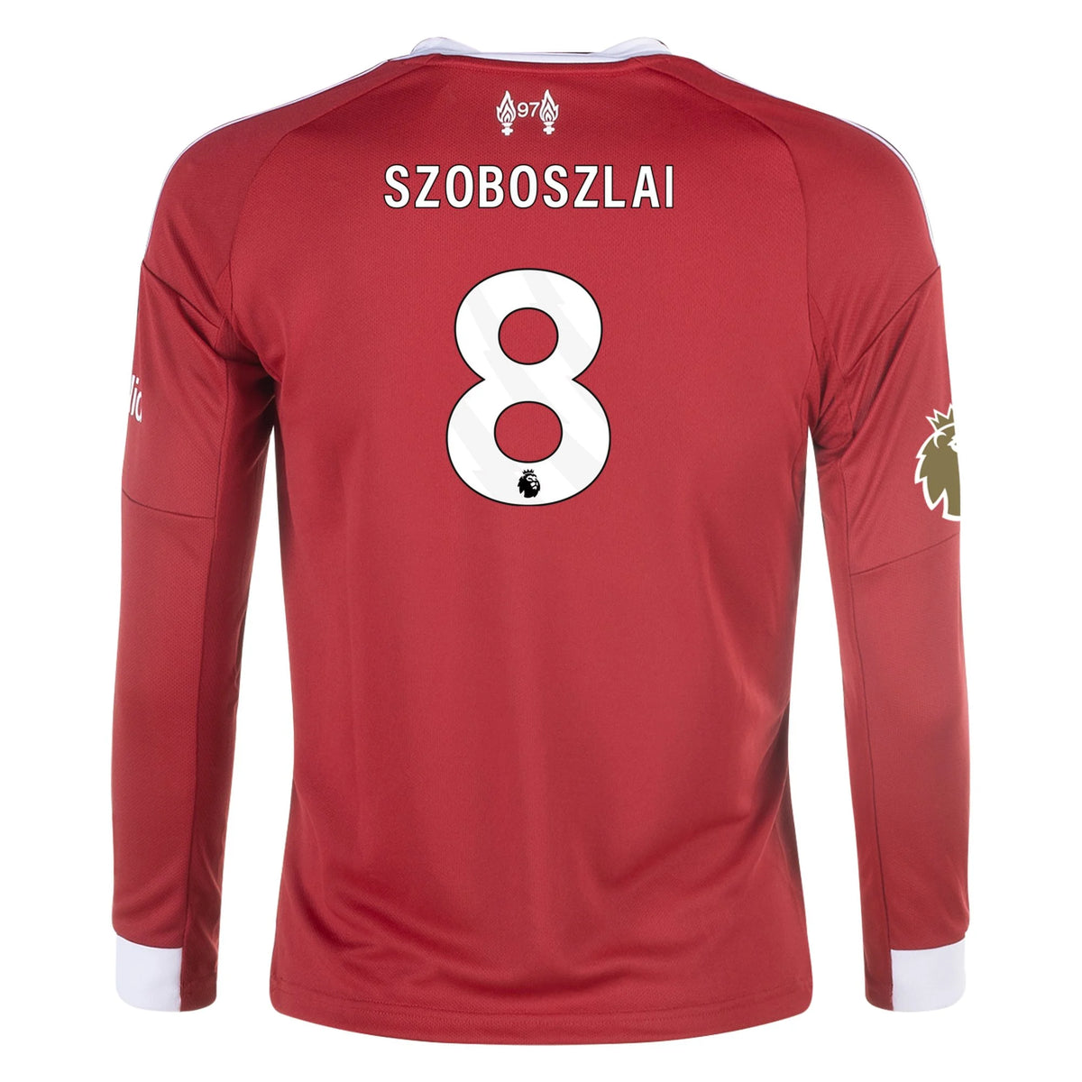 Replica adidas Szoboszlai Liverpool Long Sleeve Home Jersey 25/26