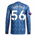 Authentic adidas Dowman Arsenal Long Sleeve Away Jersey 25/26