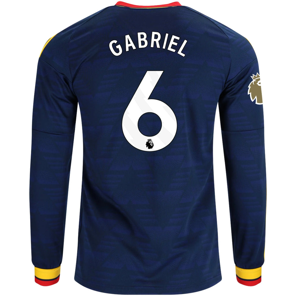 Replica adidas Gabriel Arsenal Long Sleeve Away Jersey 26/27