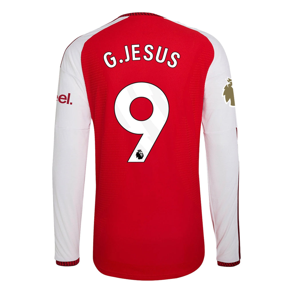 Authentic adidas G. Jesus Arsenal Long Sleeve Home Jersey 26/27
