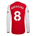 Authentic adidas Odegaard Arsenal Long Sleeve Home Jersey 26/27