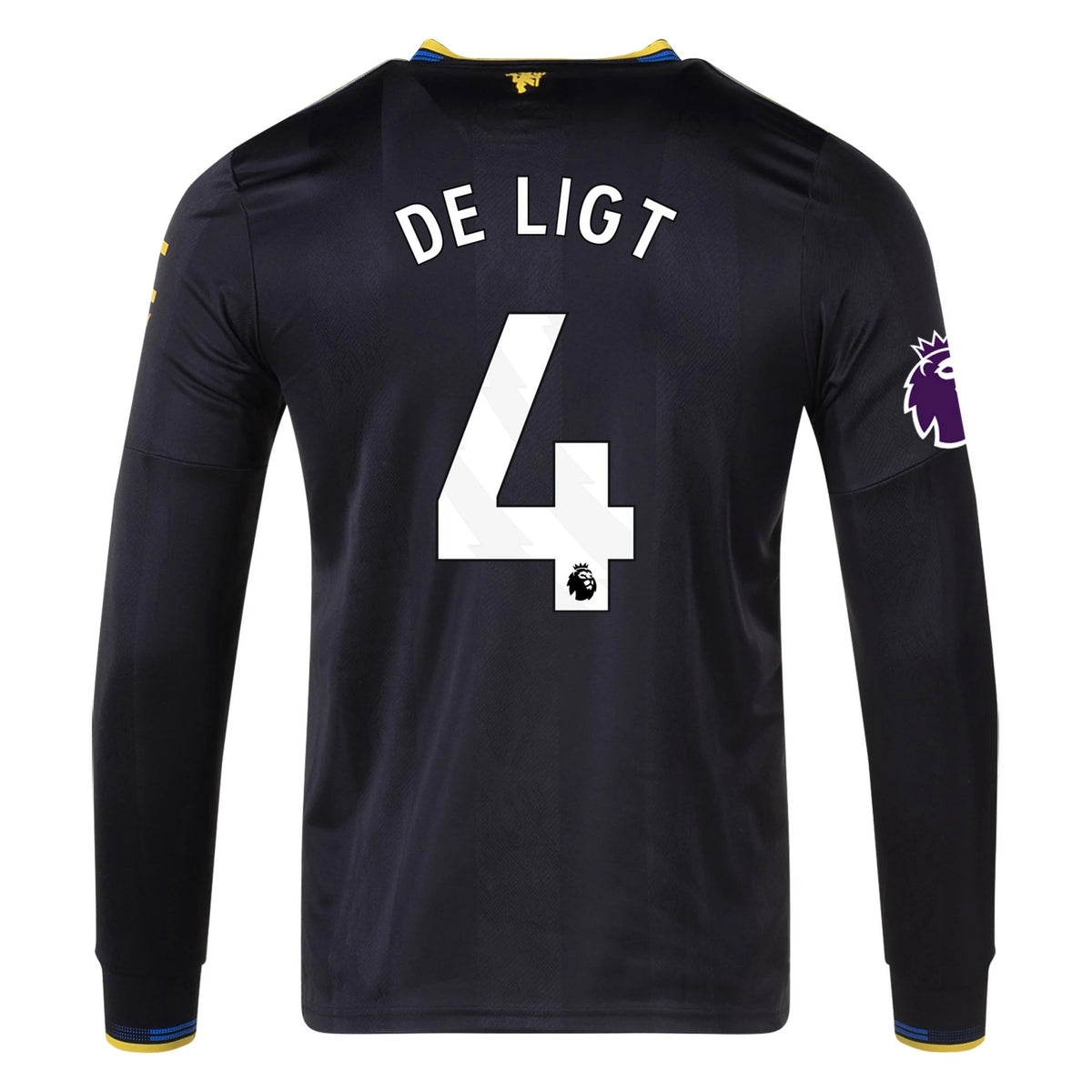Authentic adidas De Ligt Manchester United Long Sleeve Third Jersey 25/26