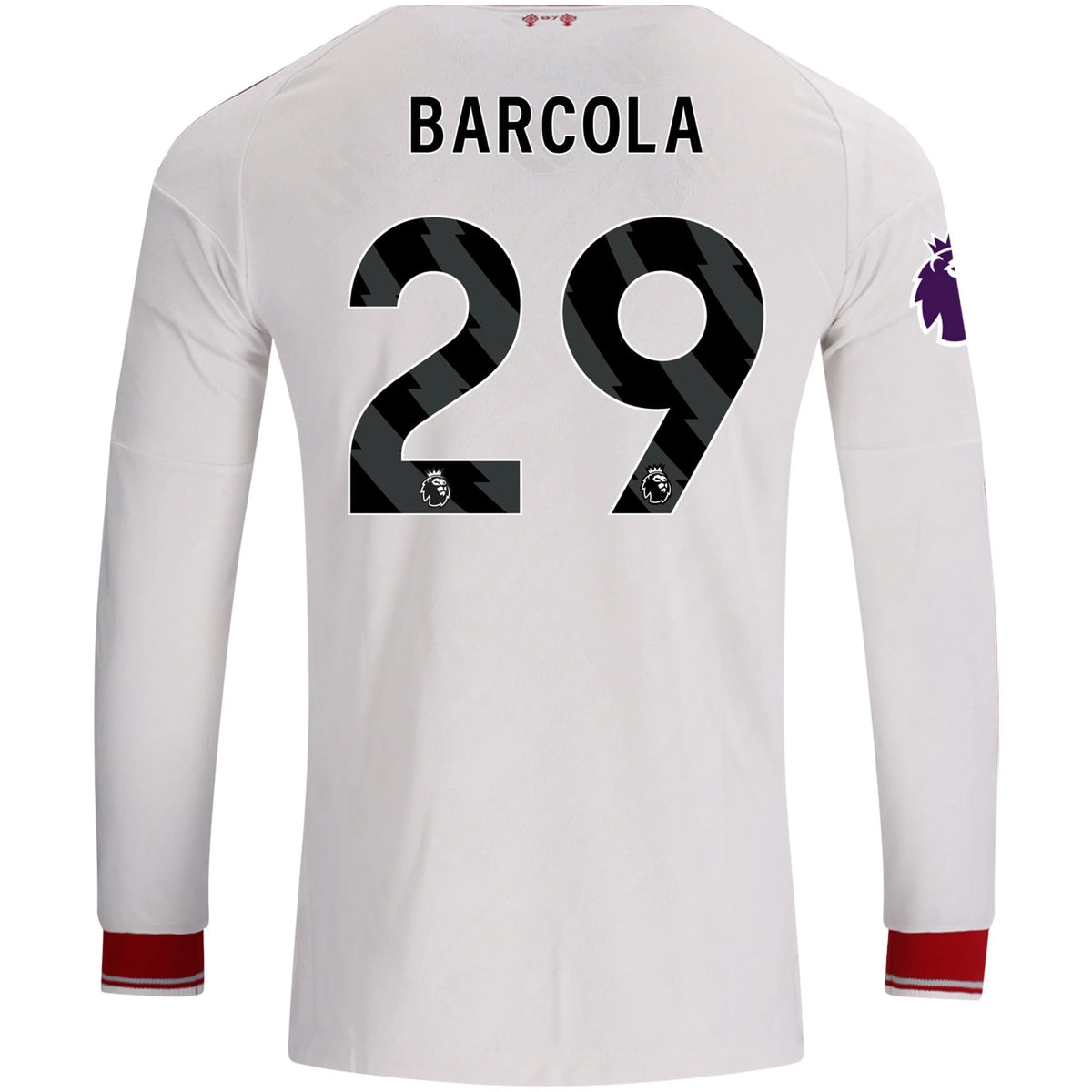 Authentic adidas Barcola Liverpool Long Sleeve Away Jersey 26/27