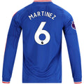 Authentic adidas Martinez Manchester United Long Sleeve Away Jersey 26/27