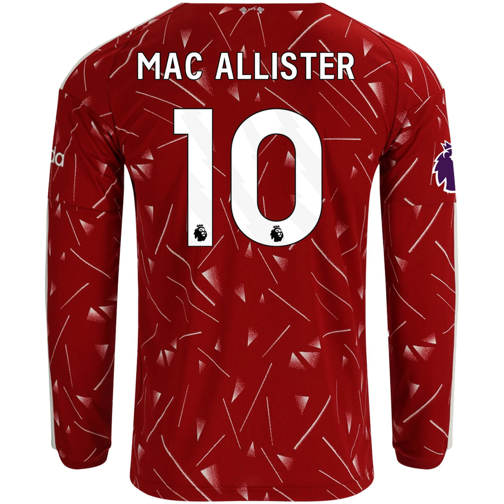 Replica adidas Mac Allister Liverpool Long Sleeve Home Jersey 26/27