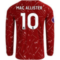 Replica adidas Mac Allister Liverpool Long Sleeve Home Jersey 26/27