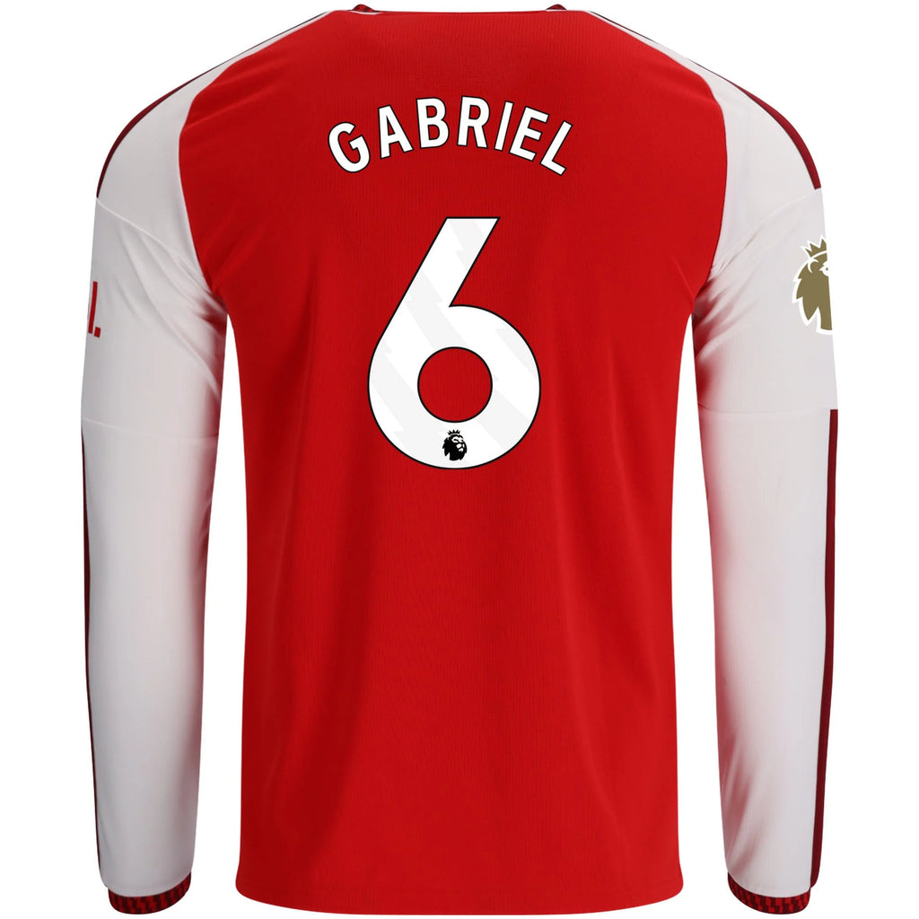 Replica adidas Gabriel Arsenal Long Sleeve Home Jersey 26/27