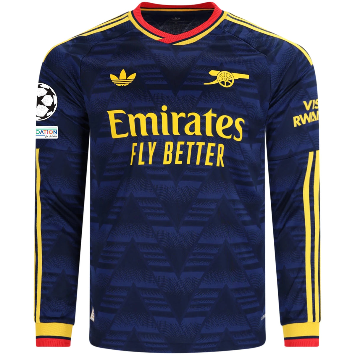Authentic adidas Arsenal Long Sleeve Away Jersey 26/27 UCL