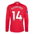Authentic adidas Rashford Manchester United Long Sleeve Home Jersey 26/27