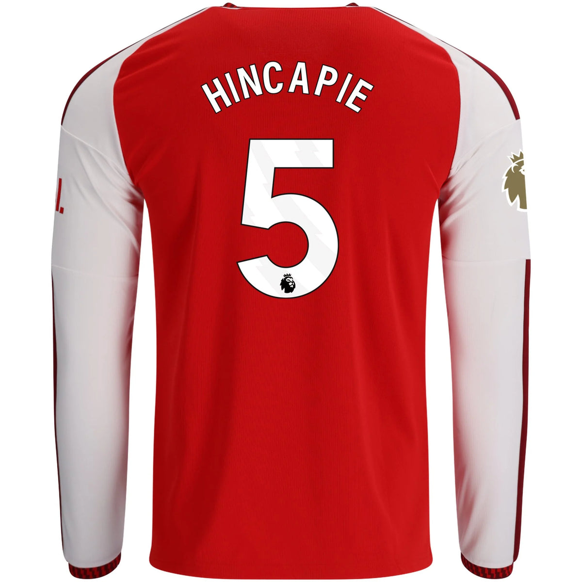 Replica adidas Hincapie Arsenal Long Sleeve Home Jersey 26/27