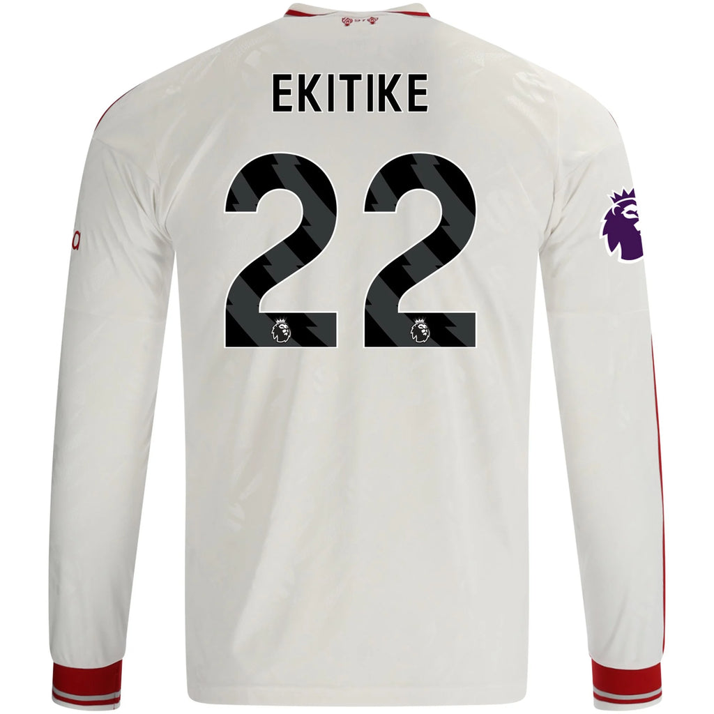 Replica adidas Ekitike Liverpool Long Sleeve Away Jersey 26/27