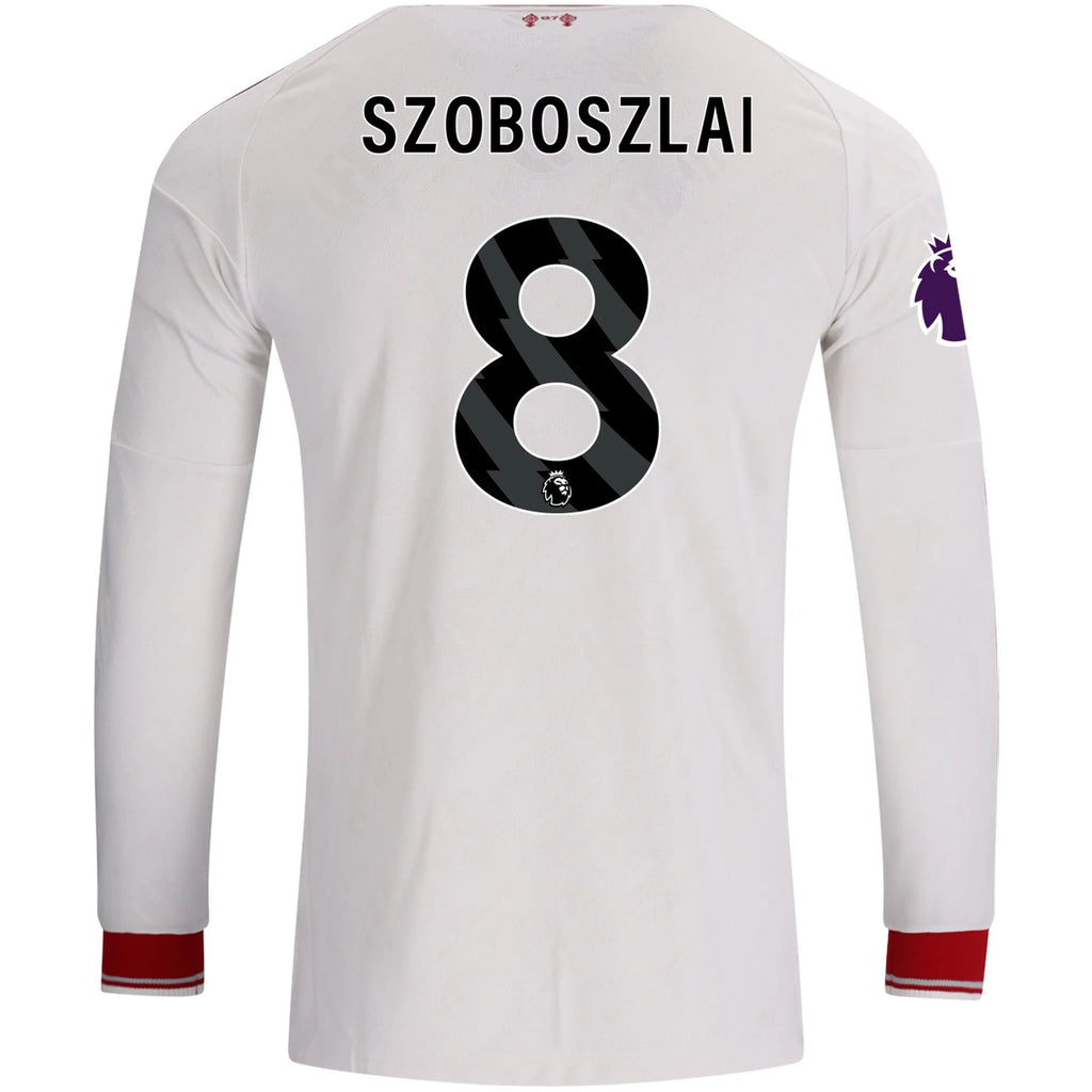 Authentic adidas Szoboszlai Liverpool Long Sleeve Away Jersey 26/27