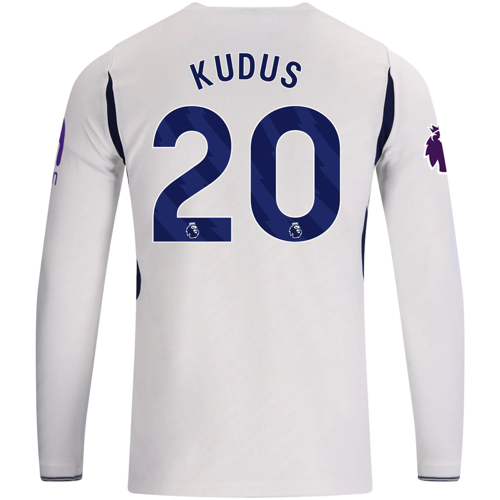 Replica Nike Kudus Tottenham Hotspur Long Sleeve Home Jersey 26/27