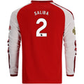 Replica adidas Saliba Arsenal Long Sleeve Home Jersey 26/27