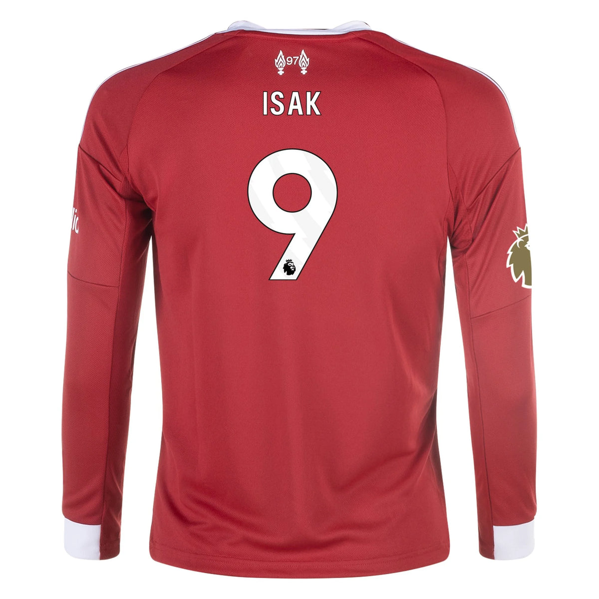 Replica adidas Isak Liverpool Long Sleeve Home Jersey 25/26
