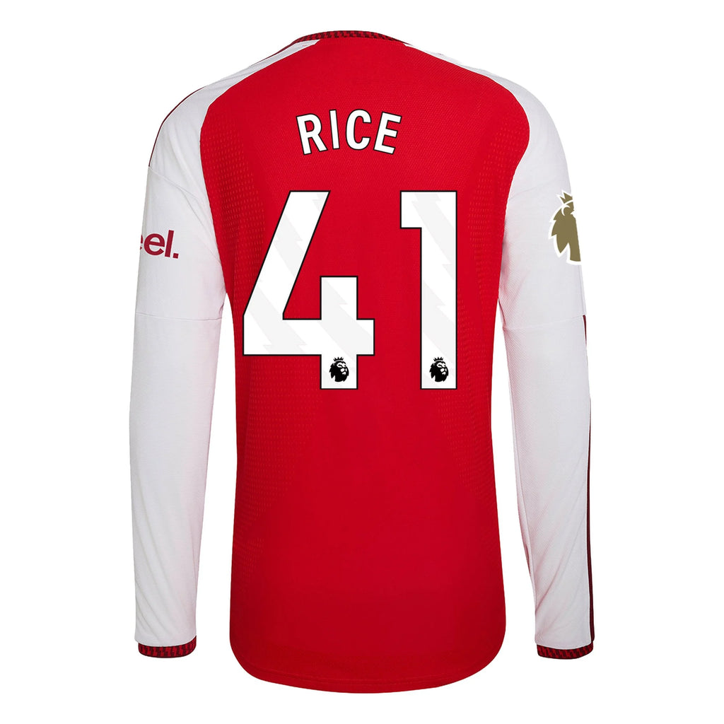 Authentic adidas Rice Arsenal Long Sleeve Home Jersey 26/27