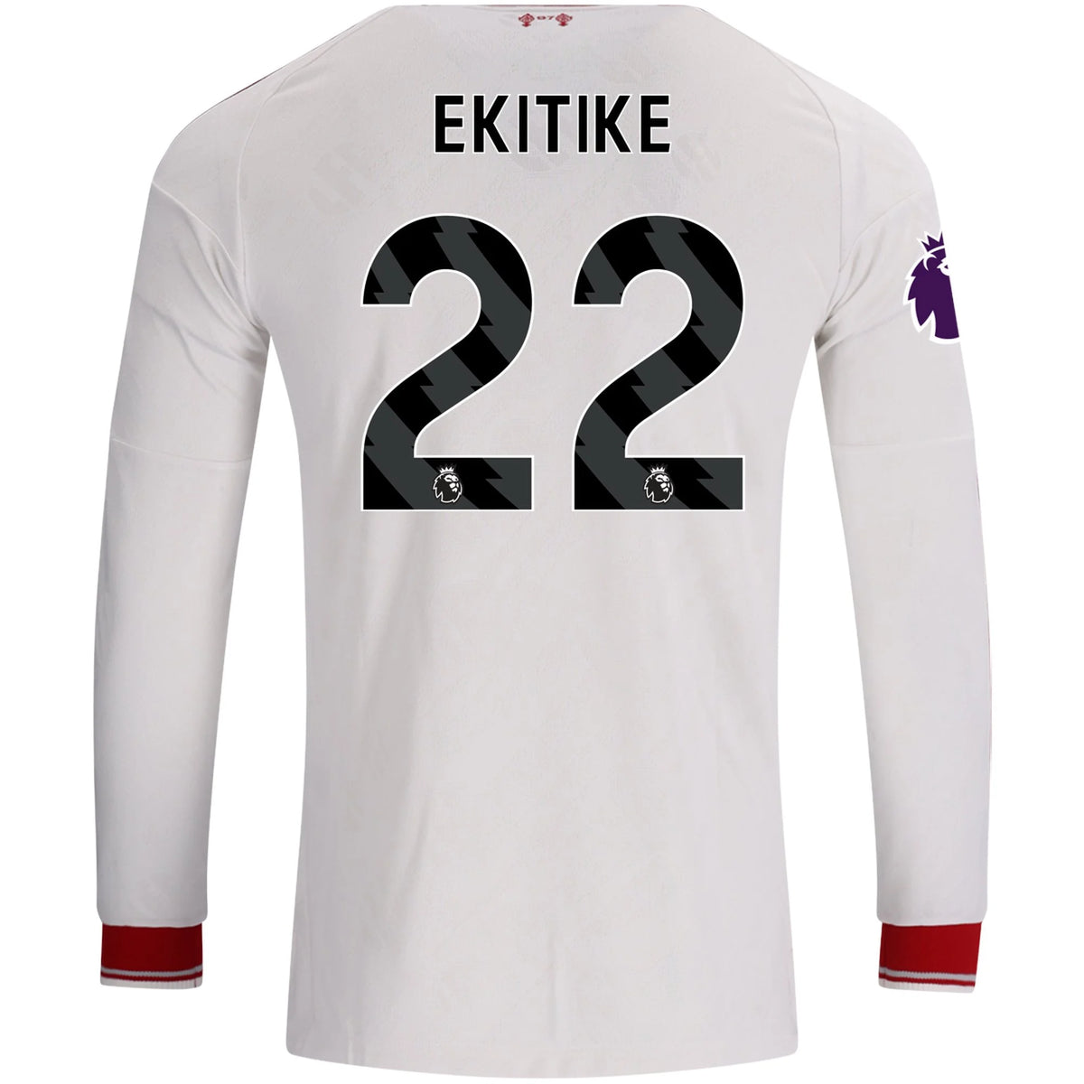 Authentic adidas Ekitike Liverpool Long Sleeve Away Jersey 26/27