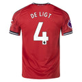 Replica adidas De Ligt Manchester United Home Jersey 25/26