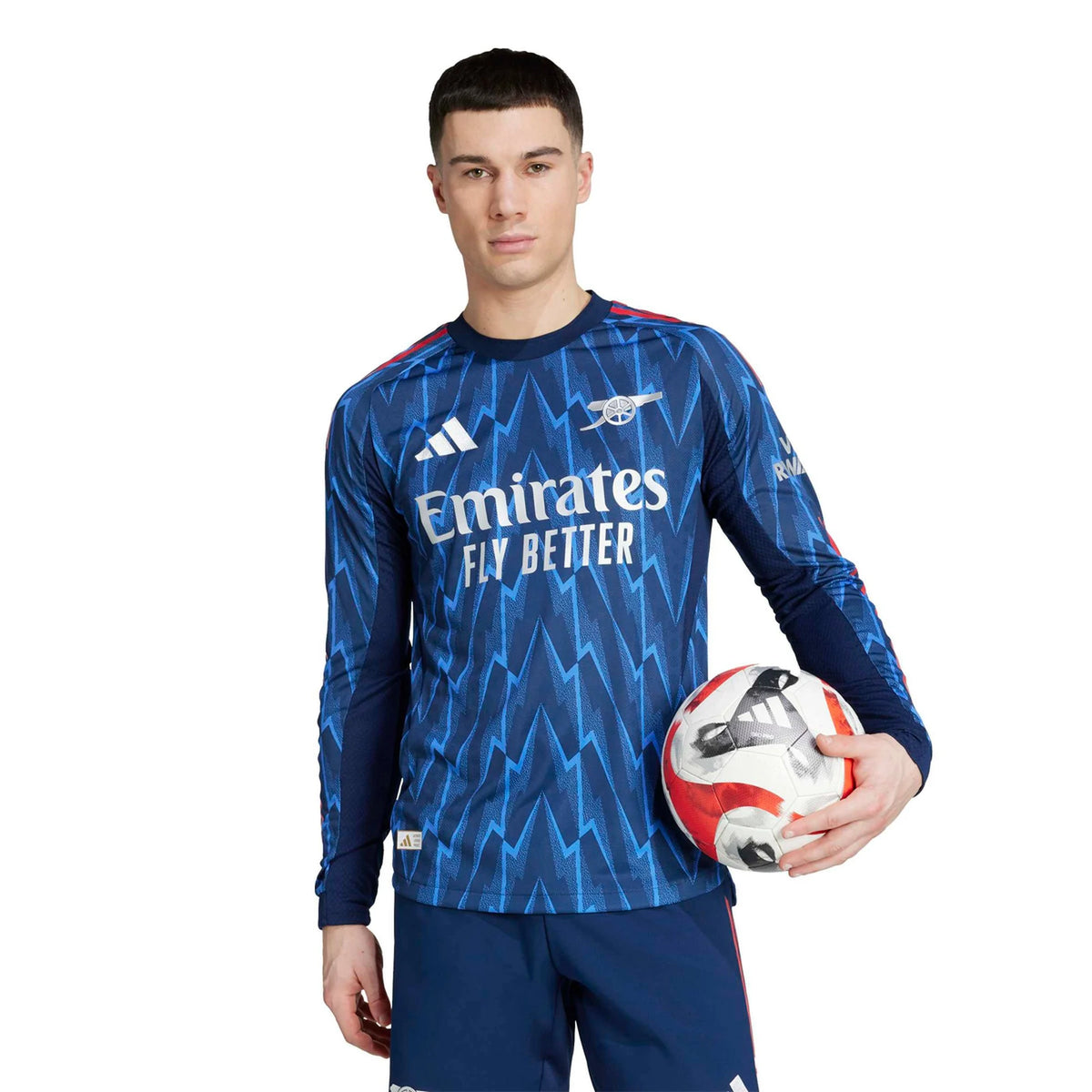 Authentic adidas Arsenal Long Sleeve Away Jersey 25/26