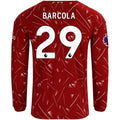 Replica adidas Barcola Liverpool Long Sleeve Home Jersey 26/27