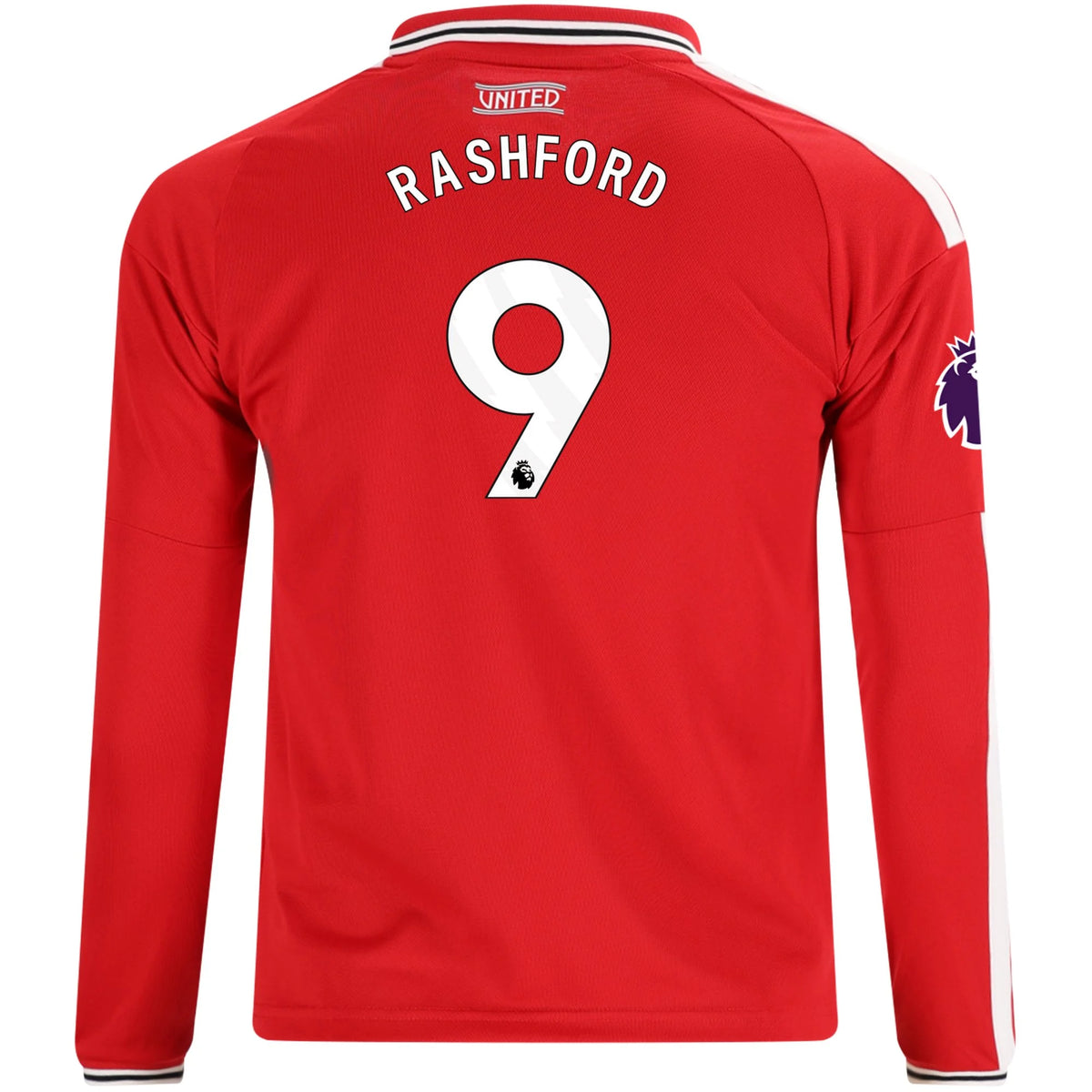 Replica adidas Rashford Manchester United Long Sleeve Home Jersey 26/27