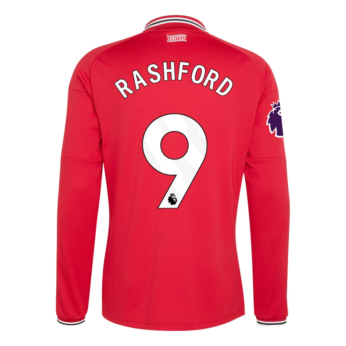 Authentic adidas Rashford Manchester United Long Sleeve Home Jersey 26/27