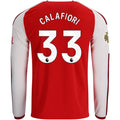 Replica adidas Calafiori Arsenal Long Sleeve Home Jersey 26/27