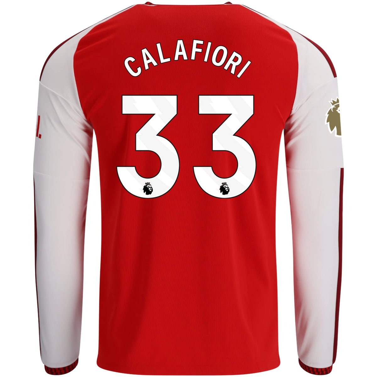 Replica adidas Calafiori Arsenal Long Sleeve Home Jersey 26/27