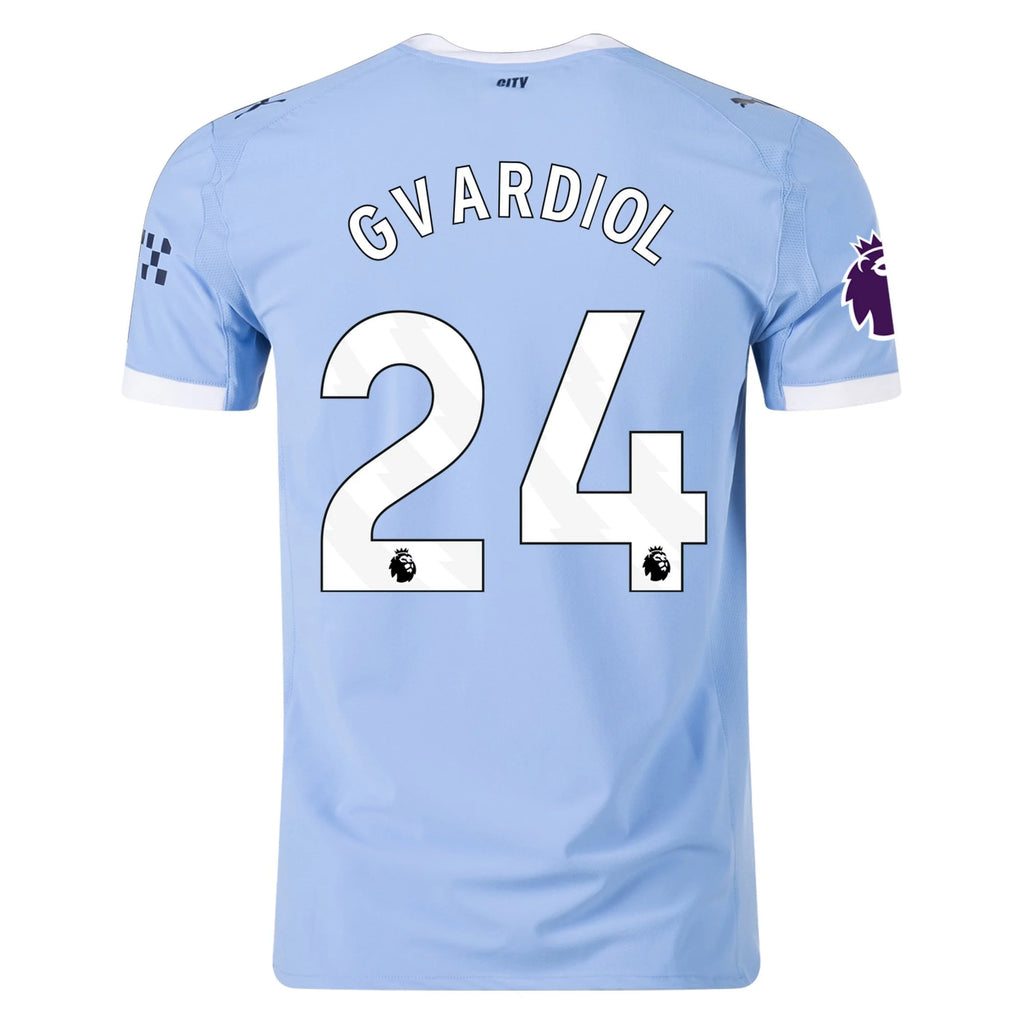 Authentic Puma Gvardiol Manchester City Home Jersey 25/26