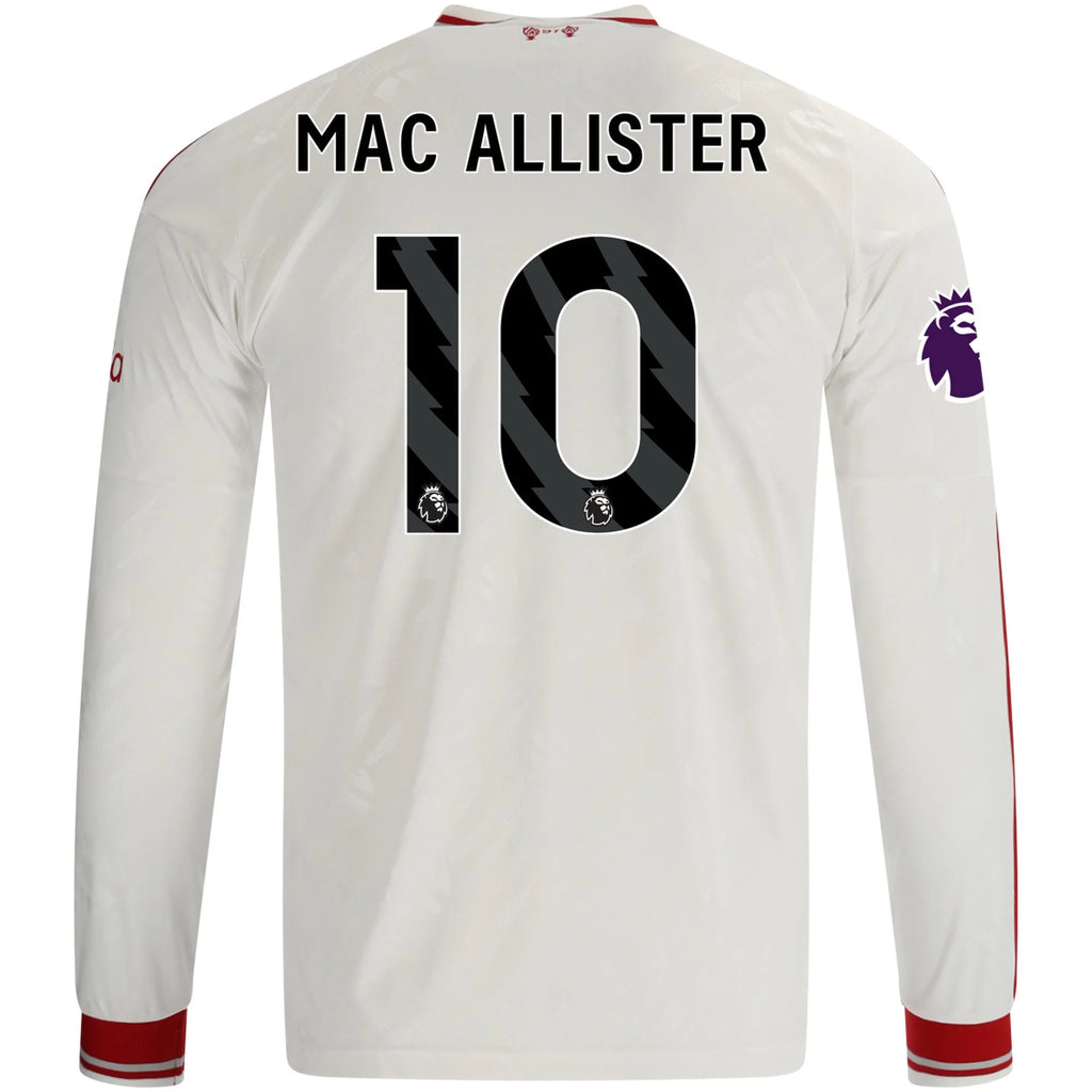 Replica adidas Mac Allister Liverpool Long Sleeve Away Jersey 26/27