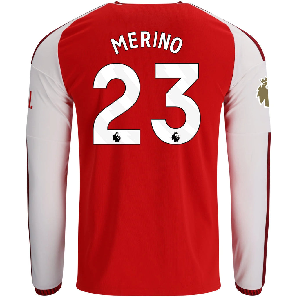 Replica adidas Merino Arsenal Long Sleeve Home Jersey 26/27