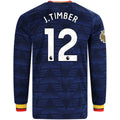 Authentic adidas J.Timber Arsenal Long Sleeve Away Jersey 26/27