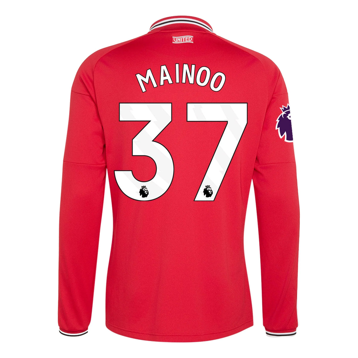 Authentic adidas Mainoo Manchester United Long Sleeve Home Jersey 26/27