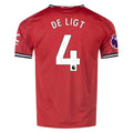 Authentic adidas De Ligt Manchester United Home Jersey 25/26