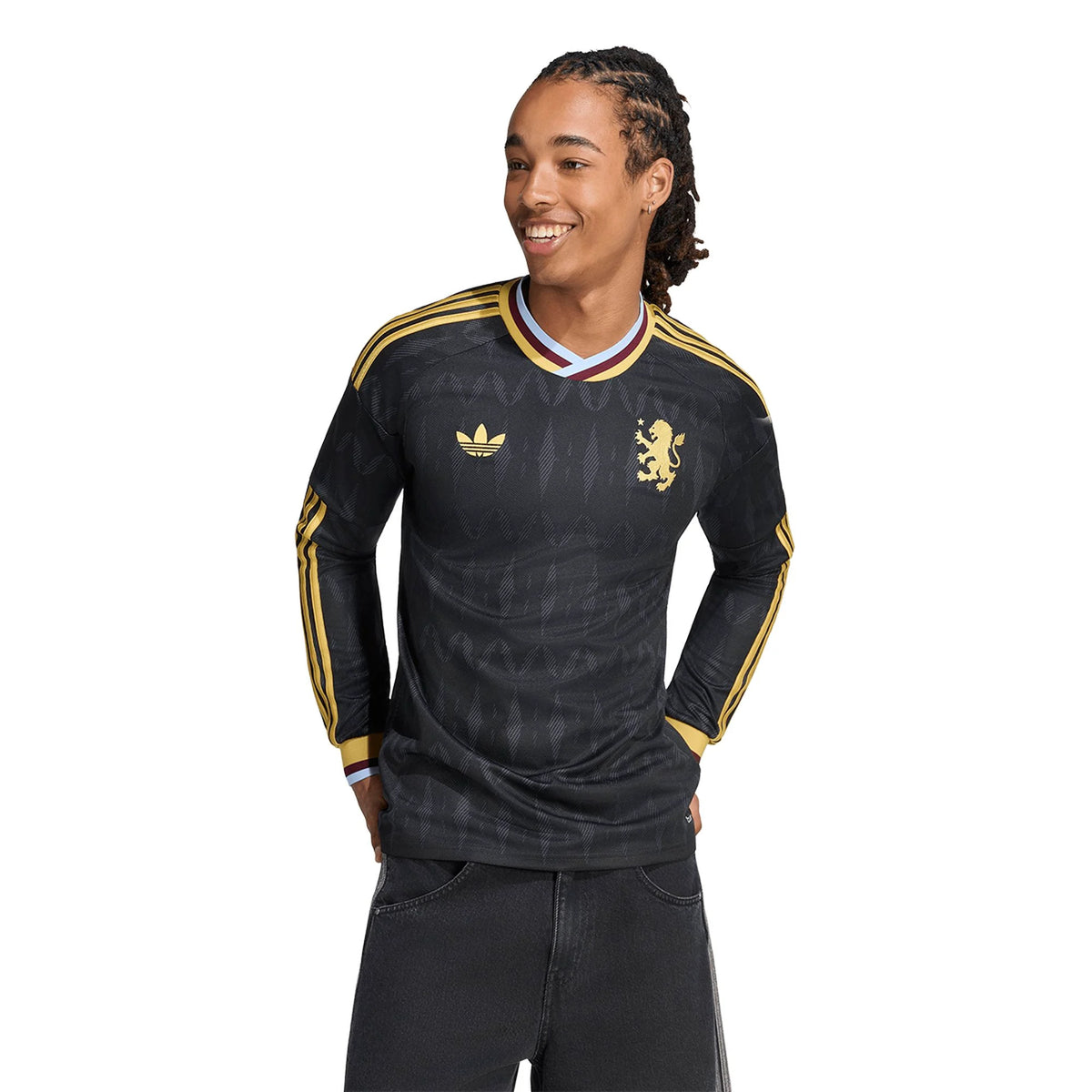 Replica adidas Aston Villa Long Sleeve Away Jersey 26/27