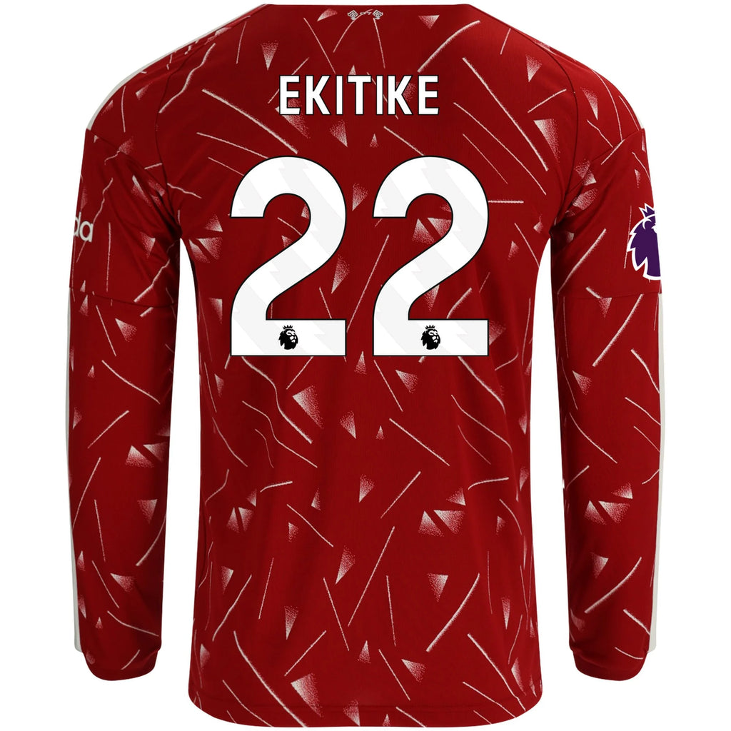 Replica adidas Ekitike Liverpool Long Sleeve Home Jersey 26/27