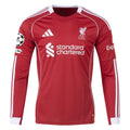 Replica adidas Liverpool Long Sleeve Home Jersey 25/26 UCL