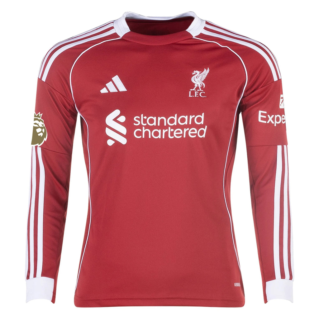 Replica adidas Virgil Liverpool Long Sleeve Home Jersey 25/26