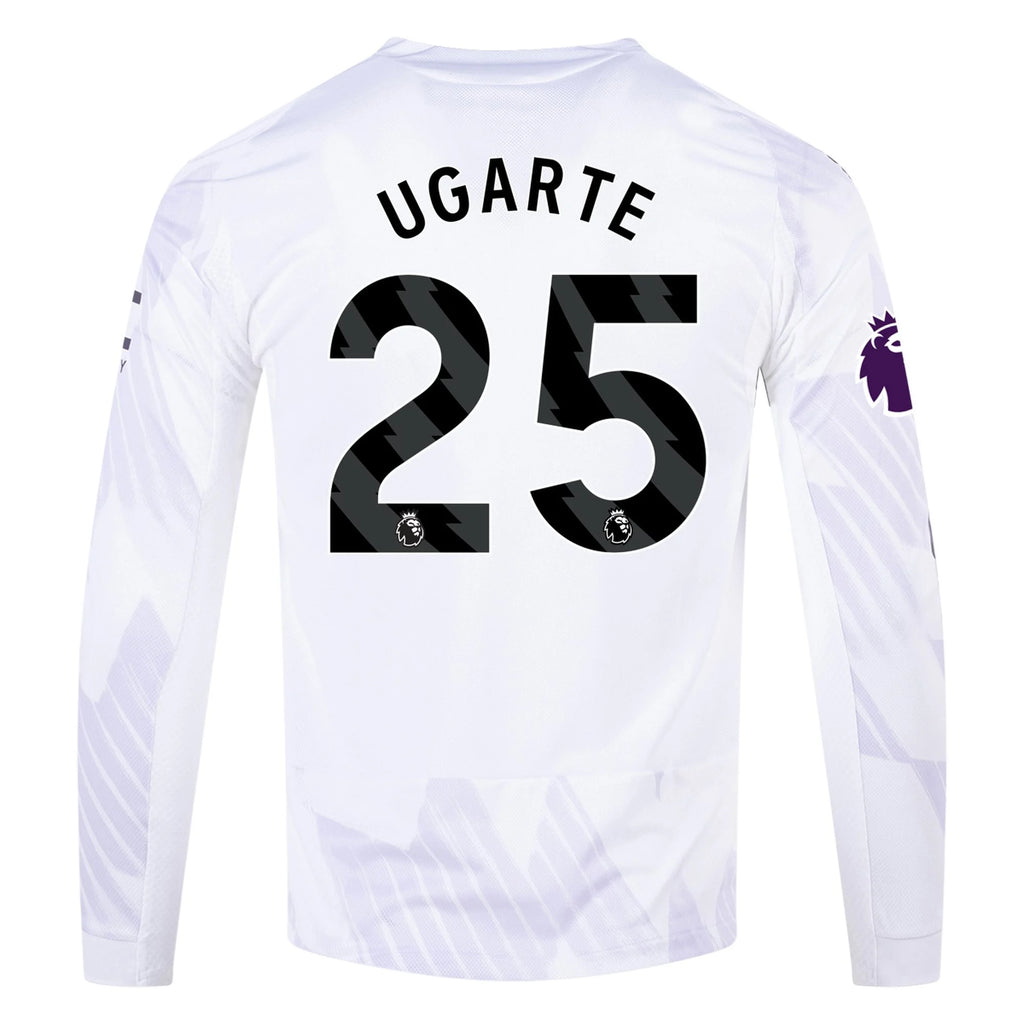 Authentic adidas Ugarte Manchester United Long Sleeve Away Jersey 25/26