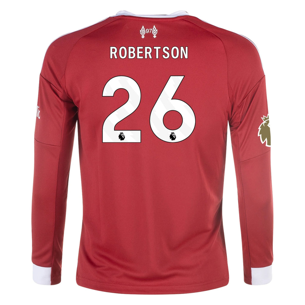 Replica adidas Robertson Liverpool Long Sleeve Home Jersey 25/26