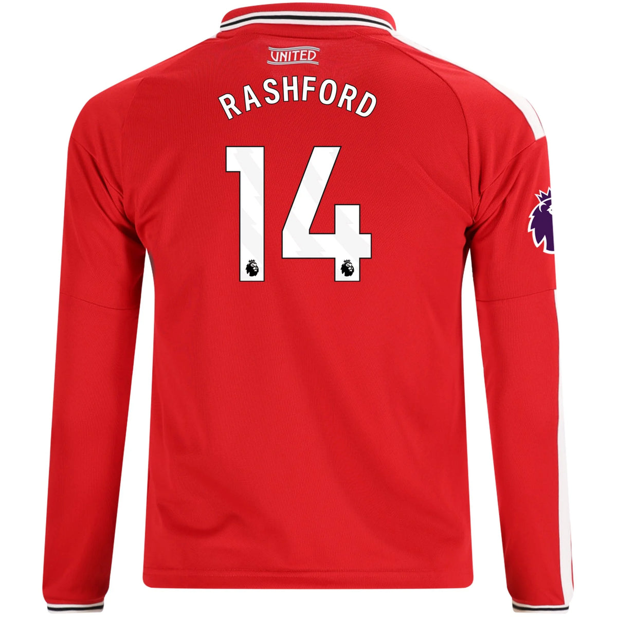 Replica adidas Rashford Manchester United Long Sleeve Home Jersey 26/27
