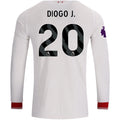 Authentic adidas Diogo J. Liverpool Long Sleeve Away Jersey 26/27
