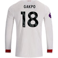 Authentic adidas Gakpo Liverpool Long Sleeve Away Jersey 26/27