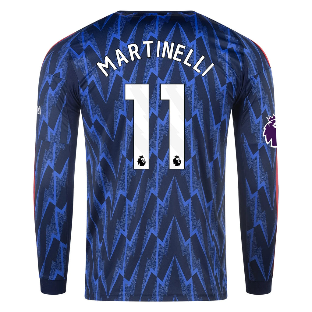 Replica adidas Martinelli Arsenal Long Sleeve Away Jersey 25/26